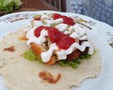 Foto langkah ke 5 dari resep Sandwich Taco Sederhana.