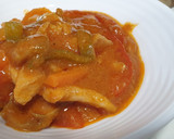 Foto del paso 5 de la receta: Pollo en salsa con champiñones y pimiento