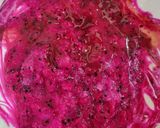 Foto langkah ke 3 dari resep Homemade Dragon Fruit Ice Cream.