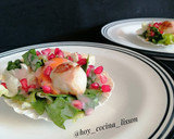 Foto del paso 7 de la receta: Ensalada de vieiras con vinagreta de granada