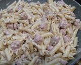 Foto del paso 6 de la receta: 💜 Pasta con queso crema y salchichas frescas s/lactosa