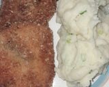 Foto del paso 3 de la receta: Milanesas de suprema de pollo con puré de papas cremoso♥️🍽