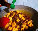Gambar langkah 3 resipi Mapo tofu.
