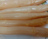 Foto del paso 3 de la receta: Espárragos blancos con salmón ahumado