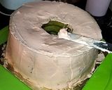 Foto langkah ke 12 dari resep Chiffon birthday cake with american buttercream.