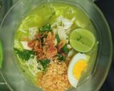 Foto langkah ke 36 dari resep Soto ayam kuah kuning + koya.