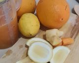 Foto langkah ke 1 dari resep Jeruk Lemon Jahe Kunyit Wellness-shot.