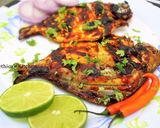 A picture of step 3 of Grilled Masala Pomfret.