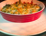 A picture of step 4 of Cheesy Baked Green Beans.