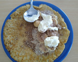 Foto del paso 3 de la receta: Panqueques integrales con banana y crema