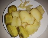 Foto del paso 1 de la receta: Buñuelos de yuca y boniato