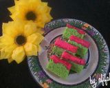 Foto langkah ke 6 dari resep Bolu rasa pandan strawberry hanya 2 telur (low fat).