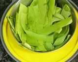 A picture of step 1 of Bottle gourd peels fry.