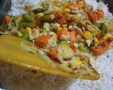 A picture of step 7 of B.BQ Rainbow rice.