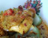Foto langkah ke 5 dari resep Telur Masak Terasi (lontong sayur).
