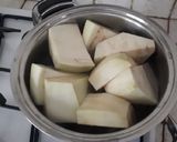 Foto del passaggio 8 della ricetta Polpette di melanzane, feta e menta su crema di ceci alle noci