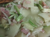 Tortilla de calabacín con bacon