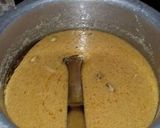 A picture of step 5 of Halwa puri    sehri special.