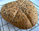 A picture of step 4 of Hmbasha - Ethiopian celebration bread.