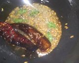 A picture of step 3 of Goan Dal.