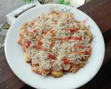 Foto langkah ke 3 dari resep Pizza roti tawar teplon.