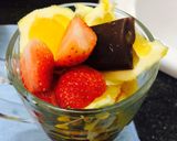 Hình bước làm 2 của món Sinh tố vị chocolate