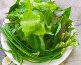Hình bước làm 2 của món Bánh tráng cuốn bắp bò,đậu hủ,trứng và rau củ
