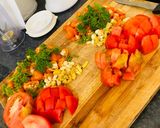 A picture of step 1 of Kambuzi Hot Sauce.