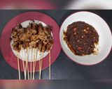 Foto langkah ke 5 dari resep Sate ayam manis teflon.
