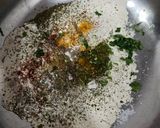 A picture of step 1 of Masala puri.