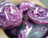 பர்ப்பிள் முட்டைகோஸ் கலர்ஃபுல் பொரியல் (Purple muttaikosh colorful poriyal Recipe in Tamil) ரெசிபி ஸ்டேப் 1 புகைப்படம்