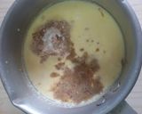 A picture of step 3 of Kesar pista doi.