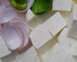 A picture of step 1 of Paneer Tikka.