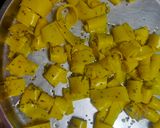 A picture of step 7 of Khandvi.