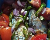 Foto langkah ke 4 dari resep Ikan Asin Pedo kukus cabe Ijo.