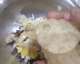 A picture of step 2 of Kolkatta famous street food.