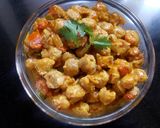 A picture of step 6 of Soya masala.