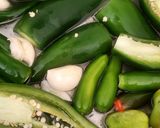 Foto del paso 1 de la receta: Chile de aceite verde