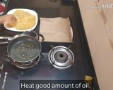 A picture of step 3 of Methi alu ke masala puri.