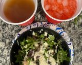 A picture of step 2 of Salmon Salad Protein.