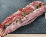 Serrano sonkás-gombás szűzpecsenye recept fázis 5 fotója