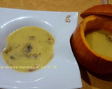 Foto del paso 5 de la receta: Crema de calabaza con jengibre y champiñones portobelo al jerez
