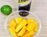 Hình bước làm 1 của món Soda Xoài