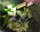 A picture of step 1 of Mango - Coriandor Spicy Chutney.