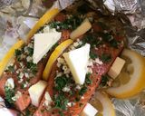A picture of step 4 of Honey Lemon Salmon.