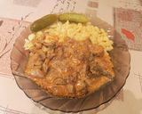 Gombás tarja 🍄🥩 recept fázis 7 fotója