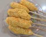Foto langkah ke 4 dari resep Korean Mozarella Corndog no ulen.