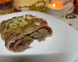 Kacsa máj baconbe sütve Erkásan☺️ recept fázis 4 fotója