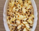 Une image de l'étape 1 de Crumble chocolat pomme poire.