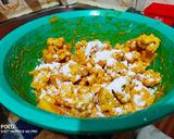 A picture of step 1 of Marinated Cauliflower & Potatoes.